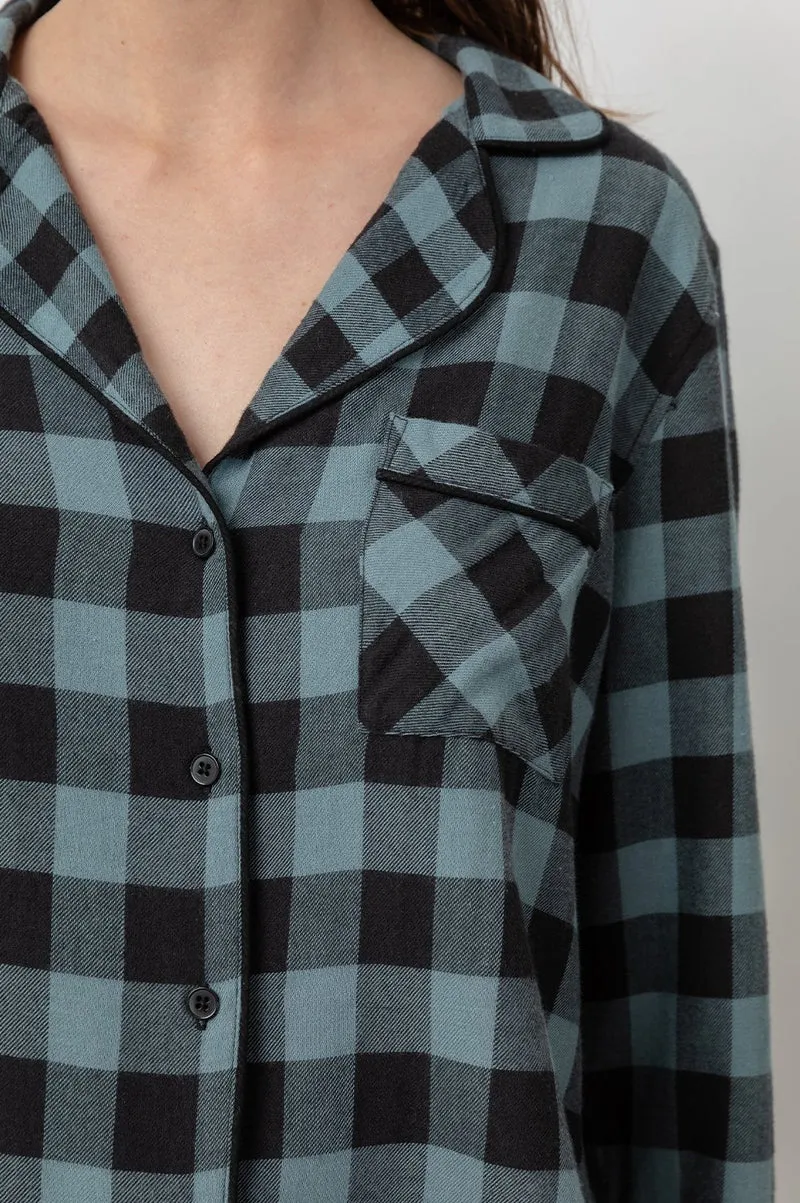 Kellen Dusty Teal PJ's