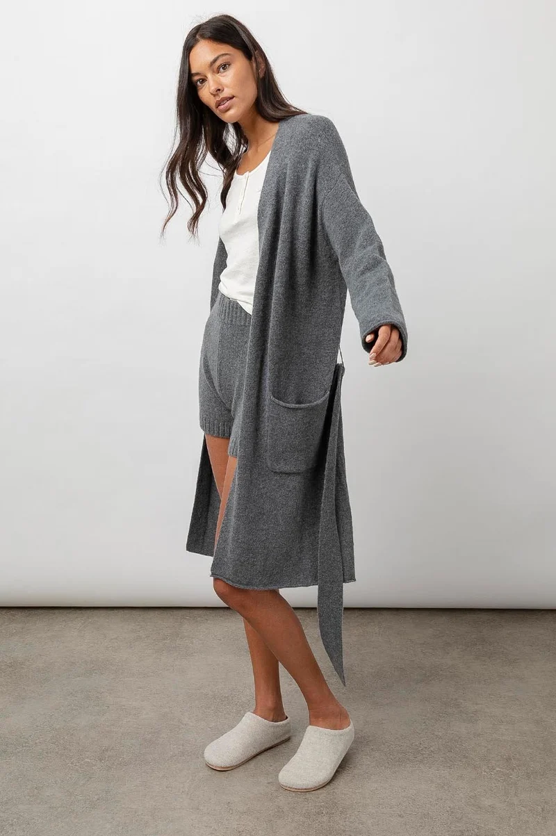 Ansel Charcoal Cardigan