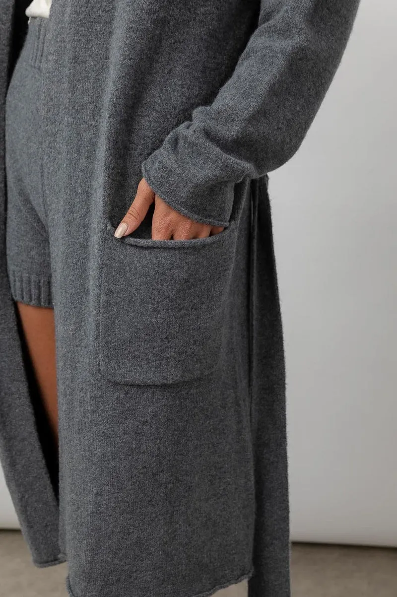 Ansel Charcoal Cardigan