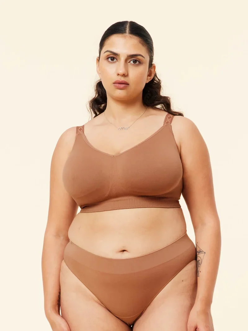Sugar Candy – Nahtloser, bügelloser Basic-BH aus Ton