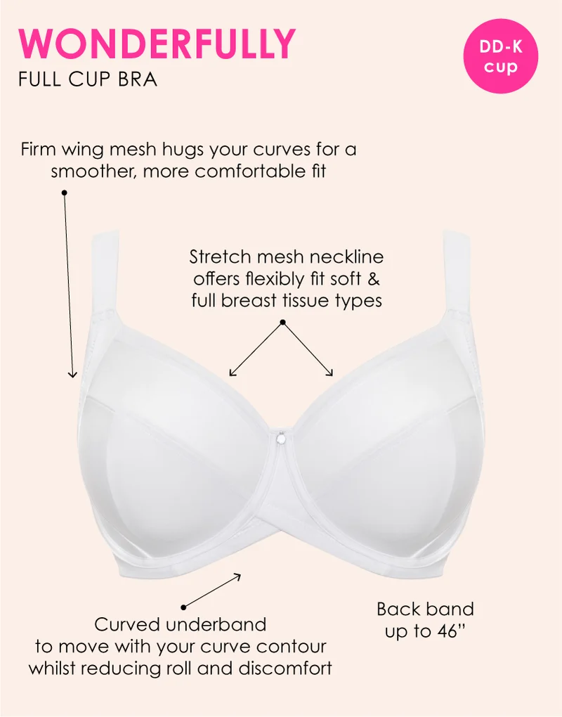 Curvy Kate WonderFully Full Cup Side Support Bra White
