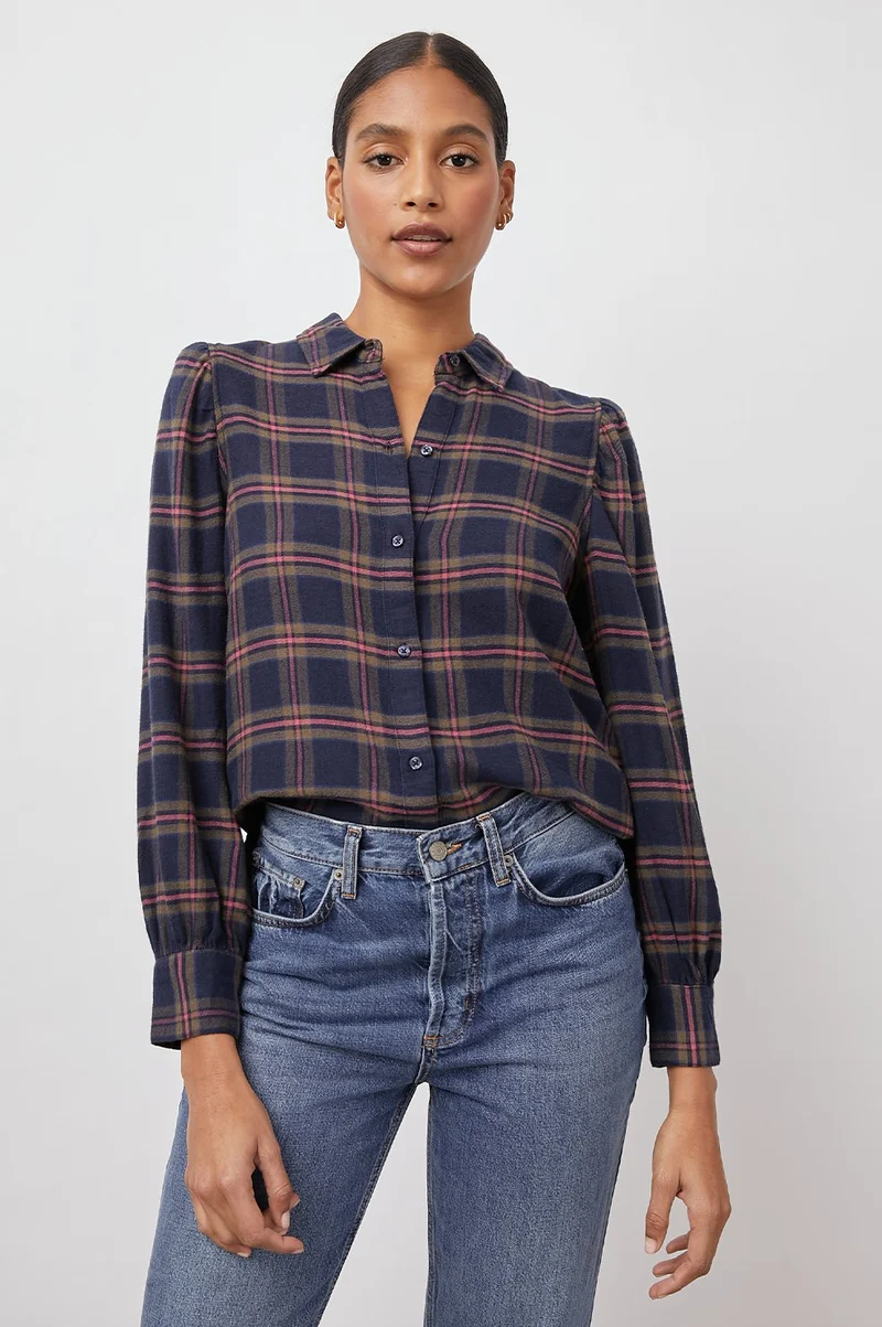 Angelica Navy Umber Rose
