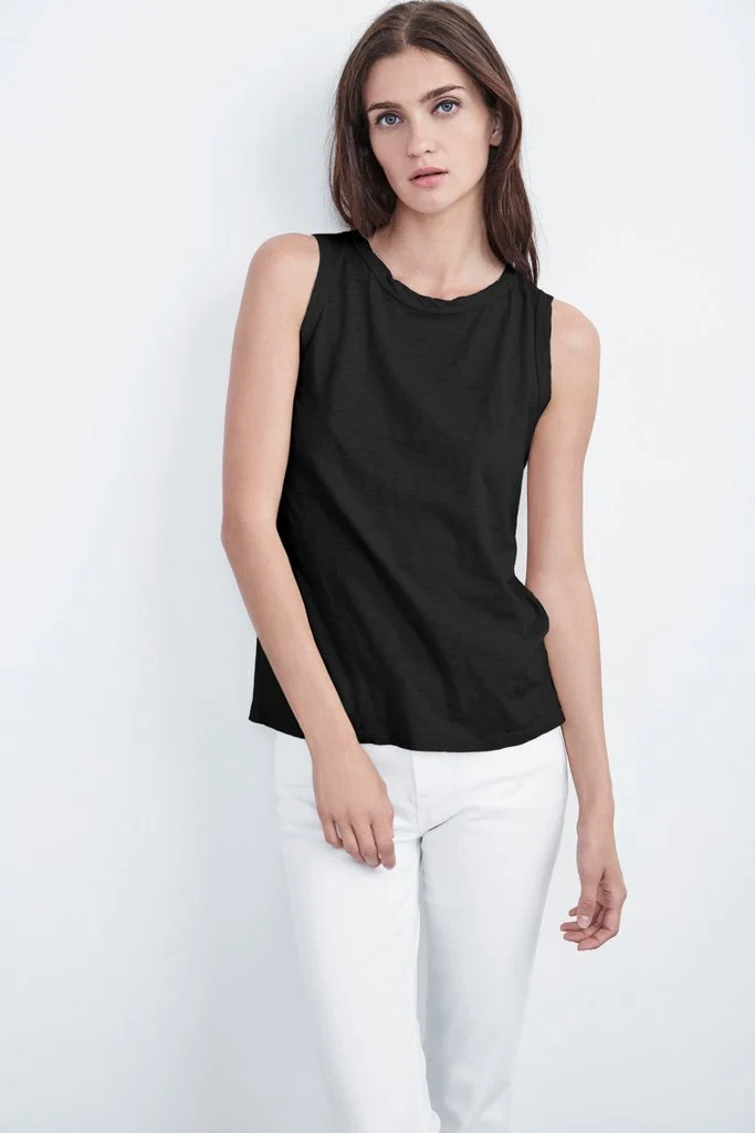 Taurus Black Tank Top