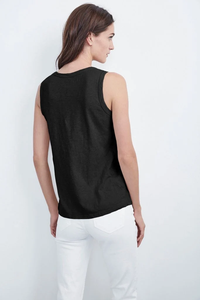 Taurus Black Tank Top