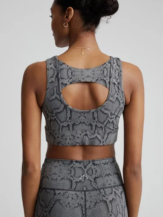 Let's Go Fay Bra Olive Snake