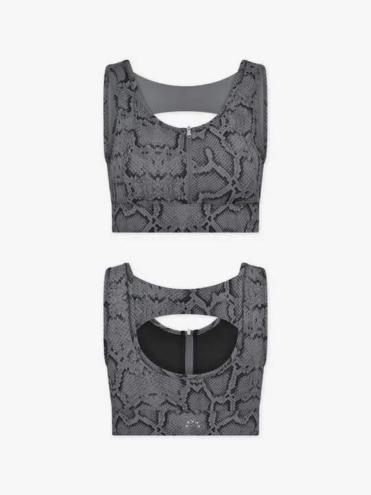 Let's Go Fay Bra Olive Snake