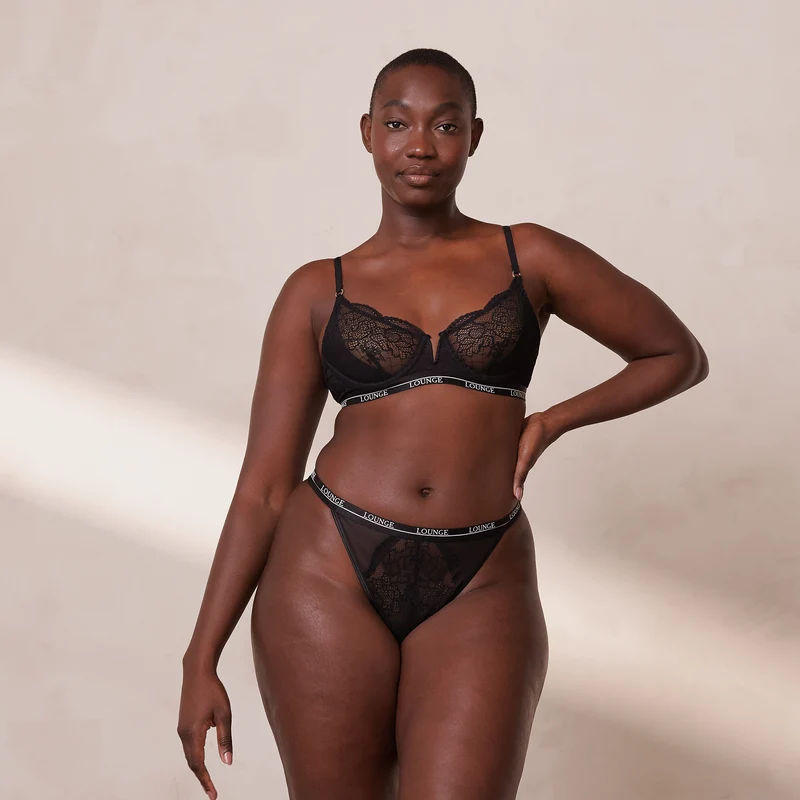 Royal Balcony Bra - Black