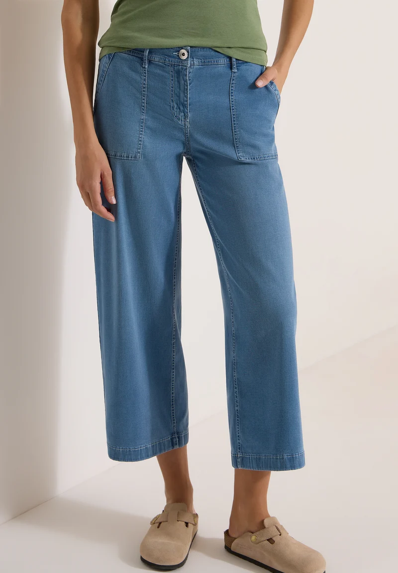 High Waist Wide Leg Jeans im Loose Fit