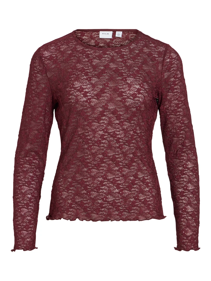 VIFAY O-NECK L/S TOP - NOOS