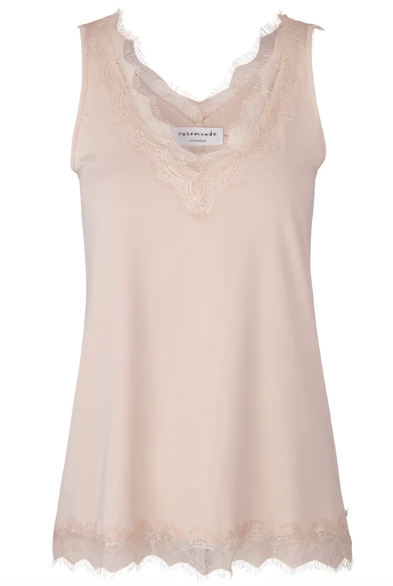 Lace Peach Blush Vest