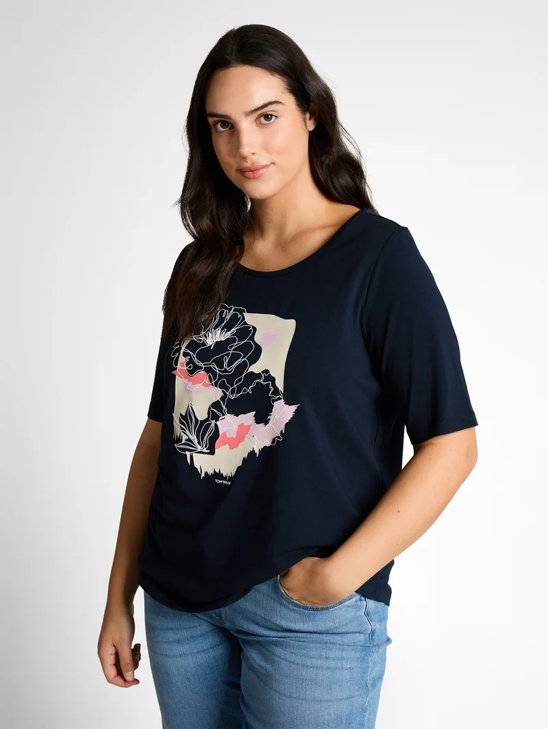 Plus Size - T-Shirt mit Print