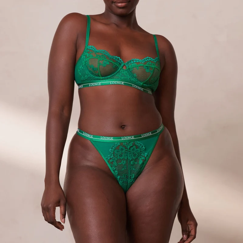 Blossom Balcony Bra - Emerald