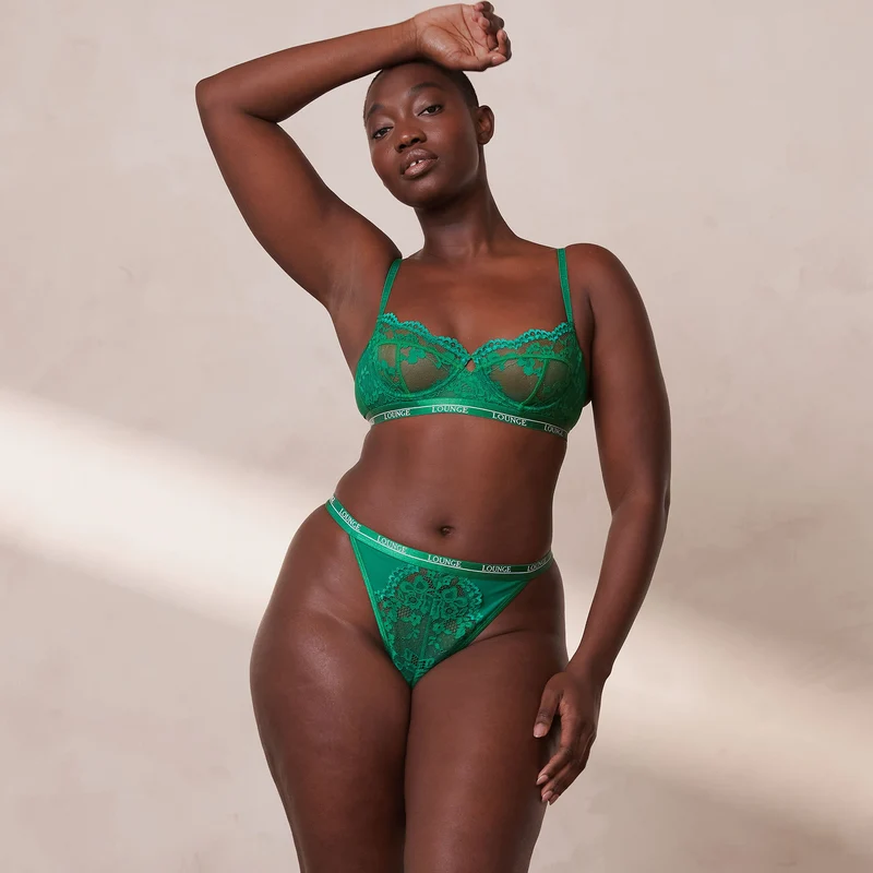 Blossom Balcony Bra - Emerald