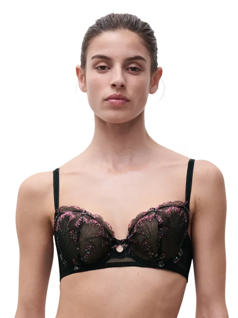 Chantelle - Lily Halbschalen-BH Romantisches Schwarz