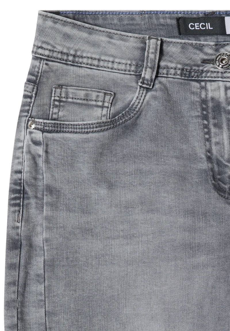 High Waist Barrel Leg Jeans im Loose Fit