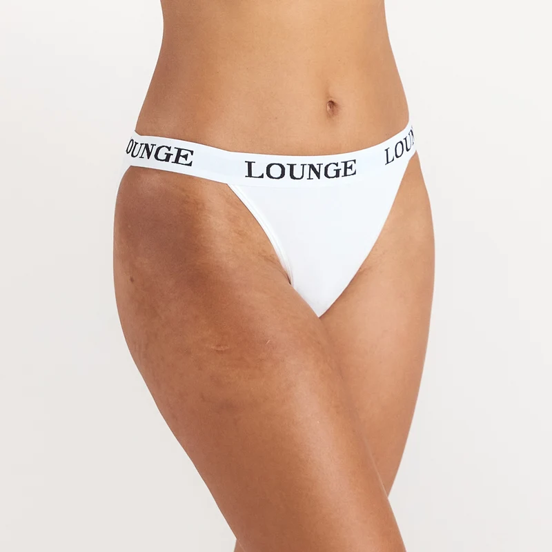 Bamboo Triangle Briefs - All White