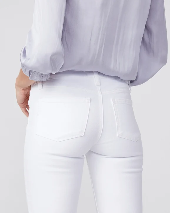 Amber White Broken Hem