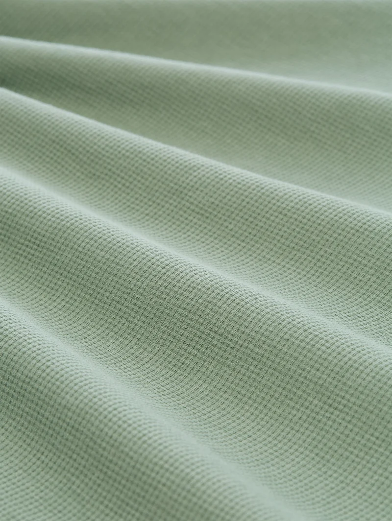 Relaxed Fit Resort Poloshirt mit Waffelstruktur