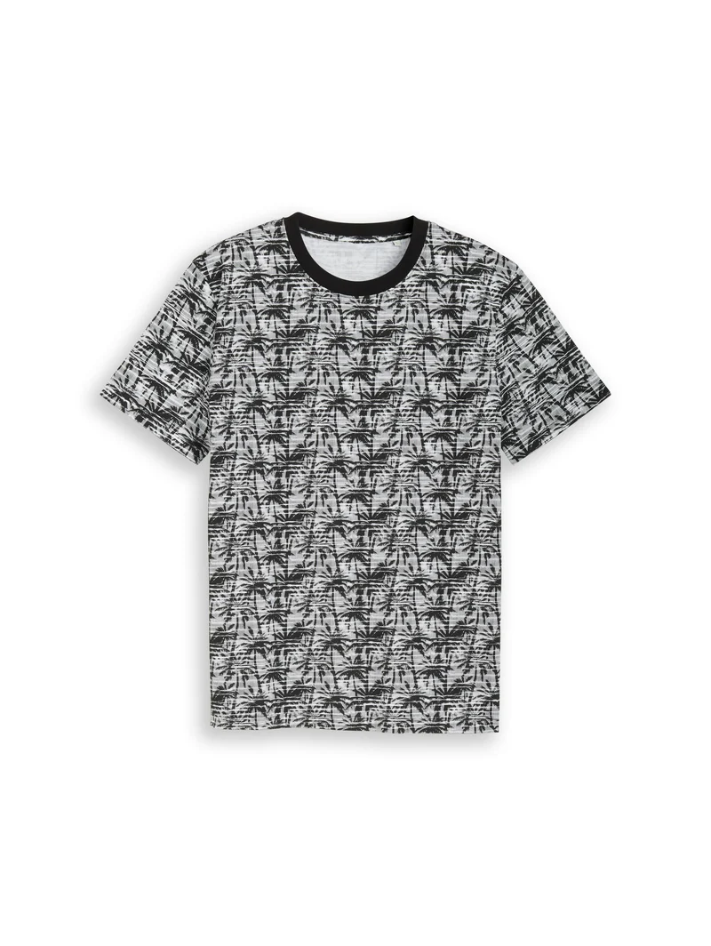 T-Shirt mit Palmenprint