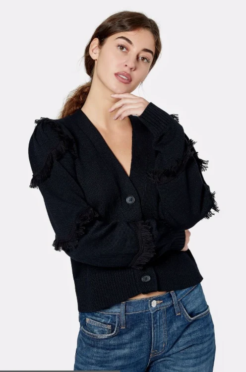 Yves Black Cardigan