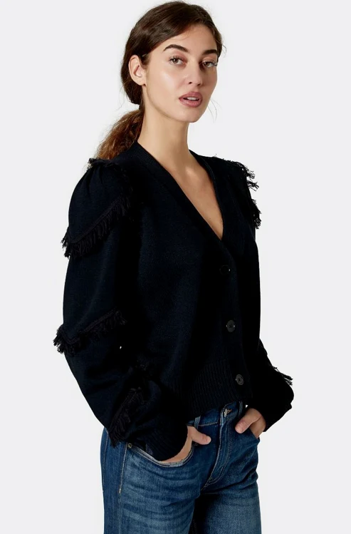 Yves Black Cardigan