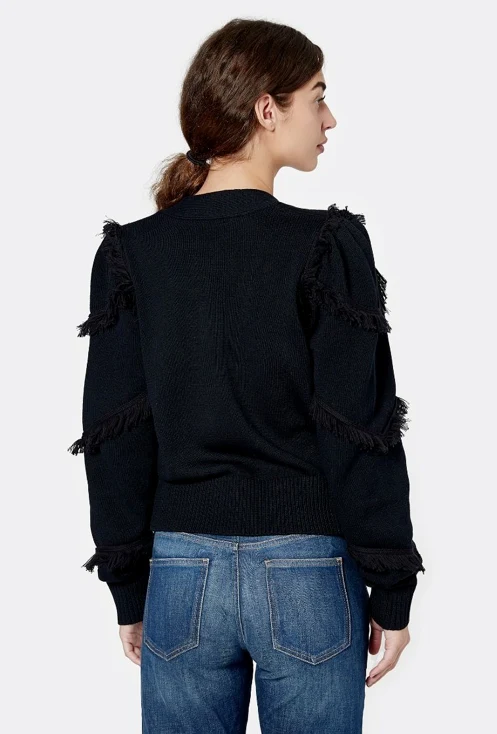 Yves Black Cardigan