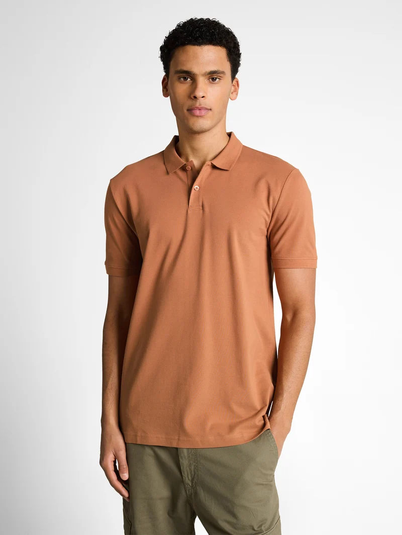 Piqué Poloshirt aus Baumwolle