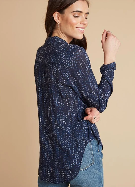 Navy Hipster Shirt