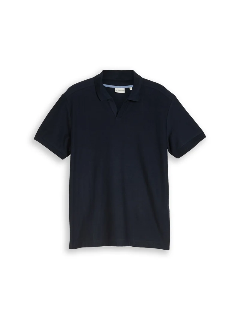 Poloshirt mit Ottoman-Struktur