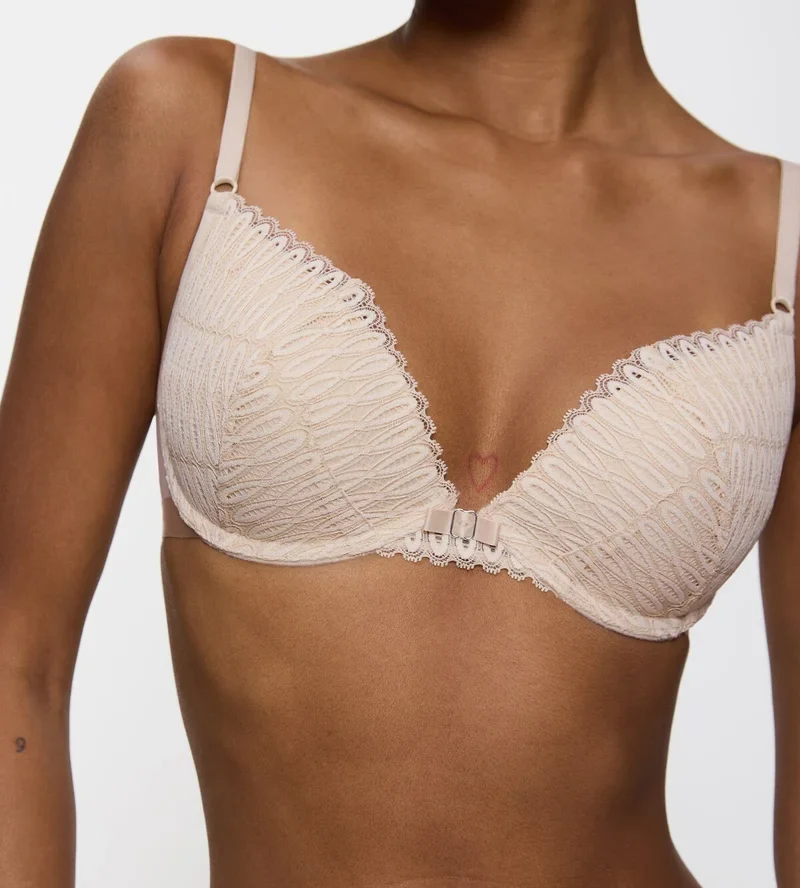Triumph - Aura Spotlight Gepolsterter Push-up-BH Creamy Dream