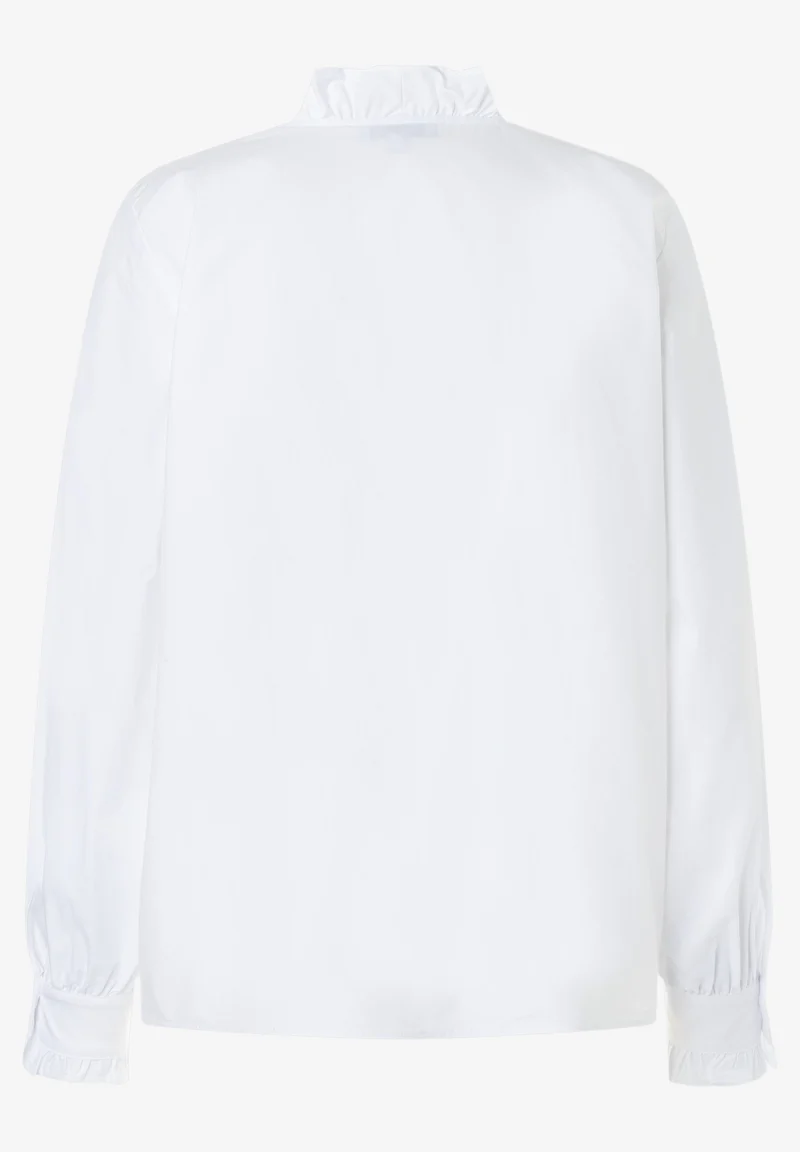 Bluse mit Rüschenkragen