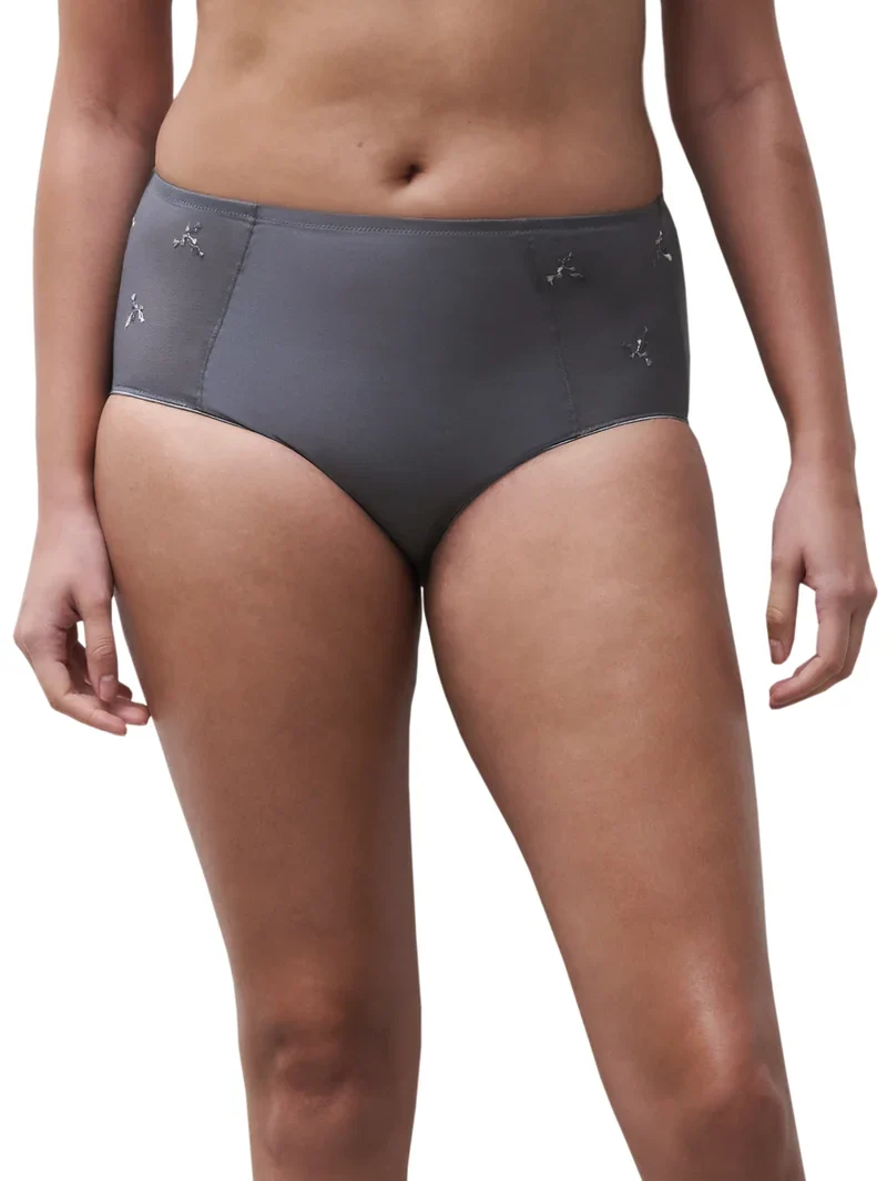 Chantelle – Every Curve High-Waisted Support Full Slip Frozen Grey