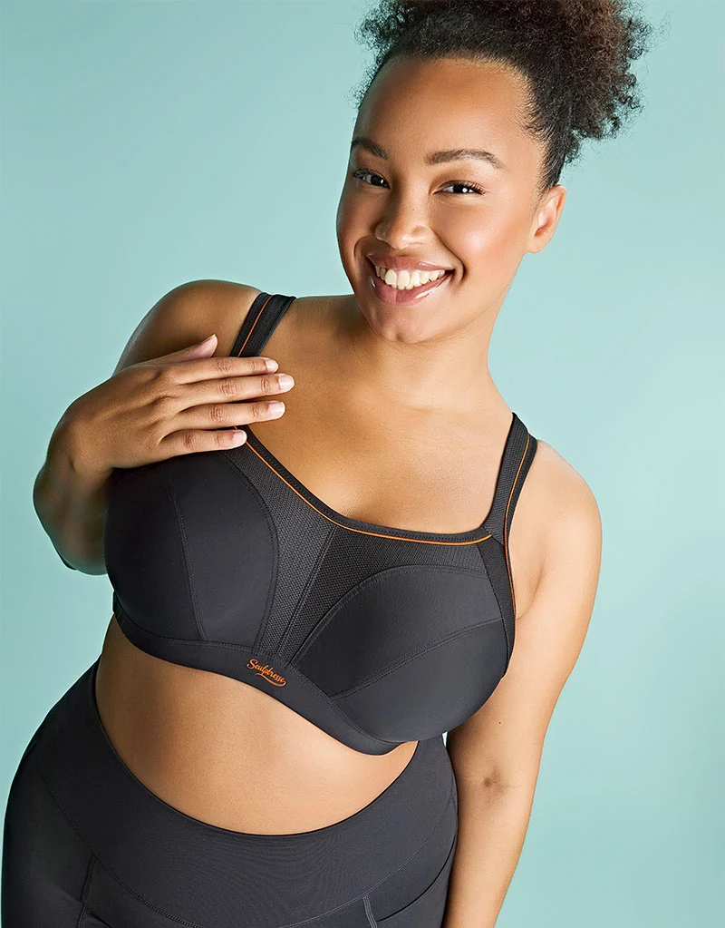 Sculptresse by Panache Activate Non Padded Sports Bra Black