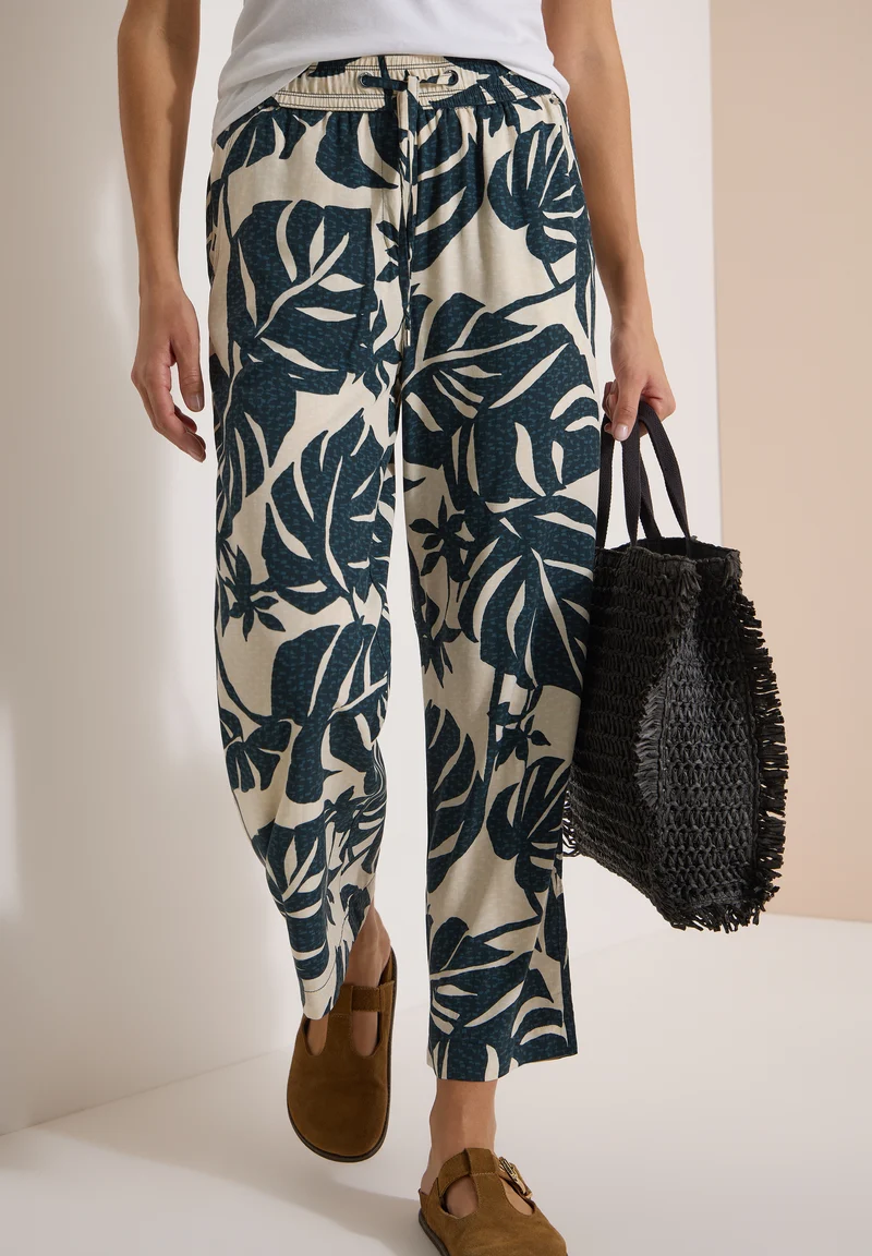 High Waist Wide Leg Hose im Loose Fit