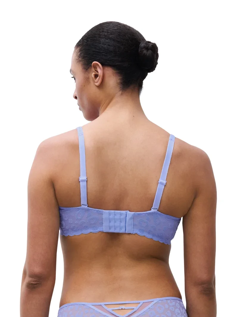 Chantelle - Mädchen-BH mit tiefem Ausschnitt, Schaumstoff, Kornblume