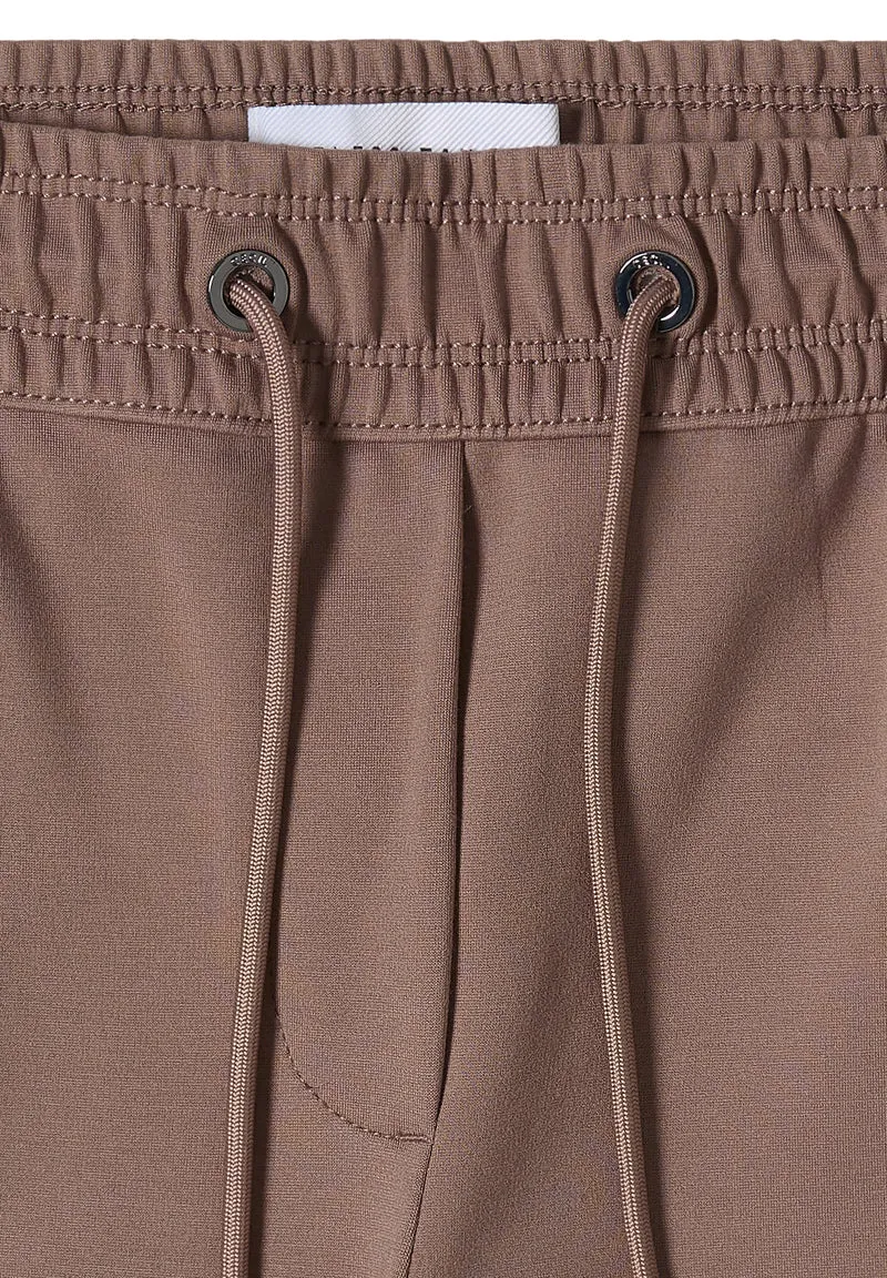 Mid Waist Slim Leg Hose im Casual Fit