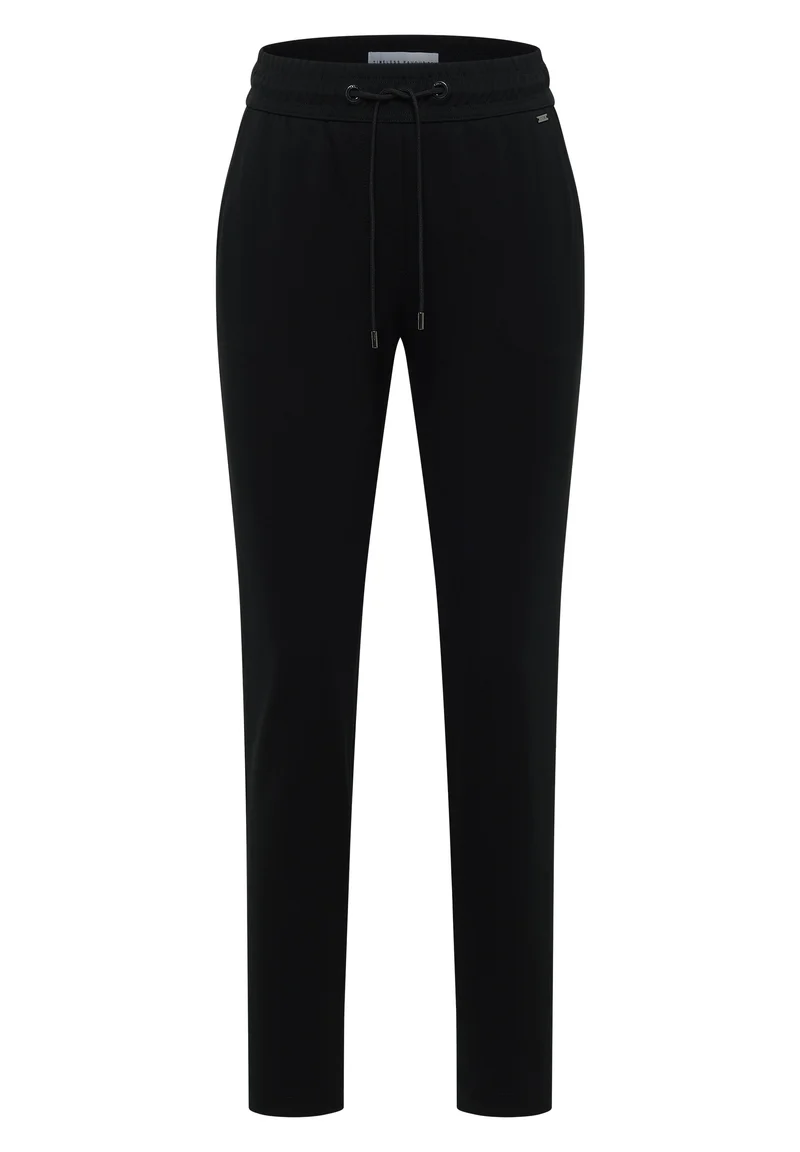 Mid Waist Slim Leg Hose im Casual Fit
