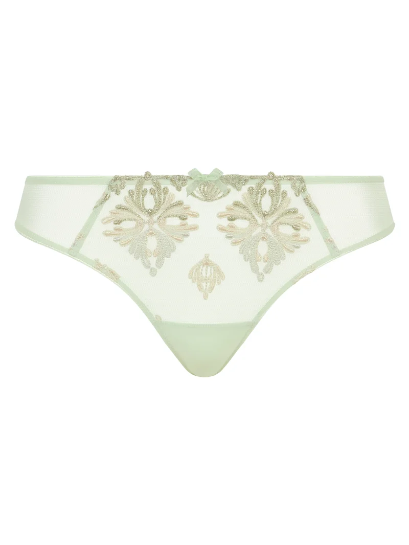 Chantelle - Champs Elysees Tanga Grüner Puder