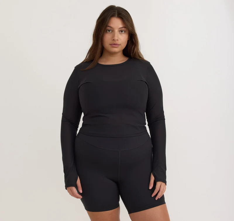 Active Mesh Long Sleeve Tee
