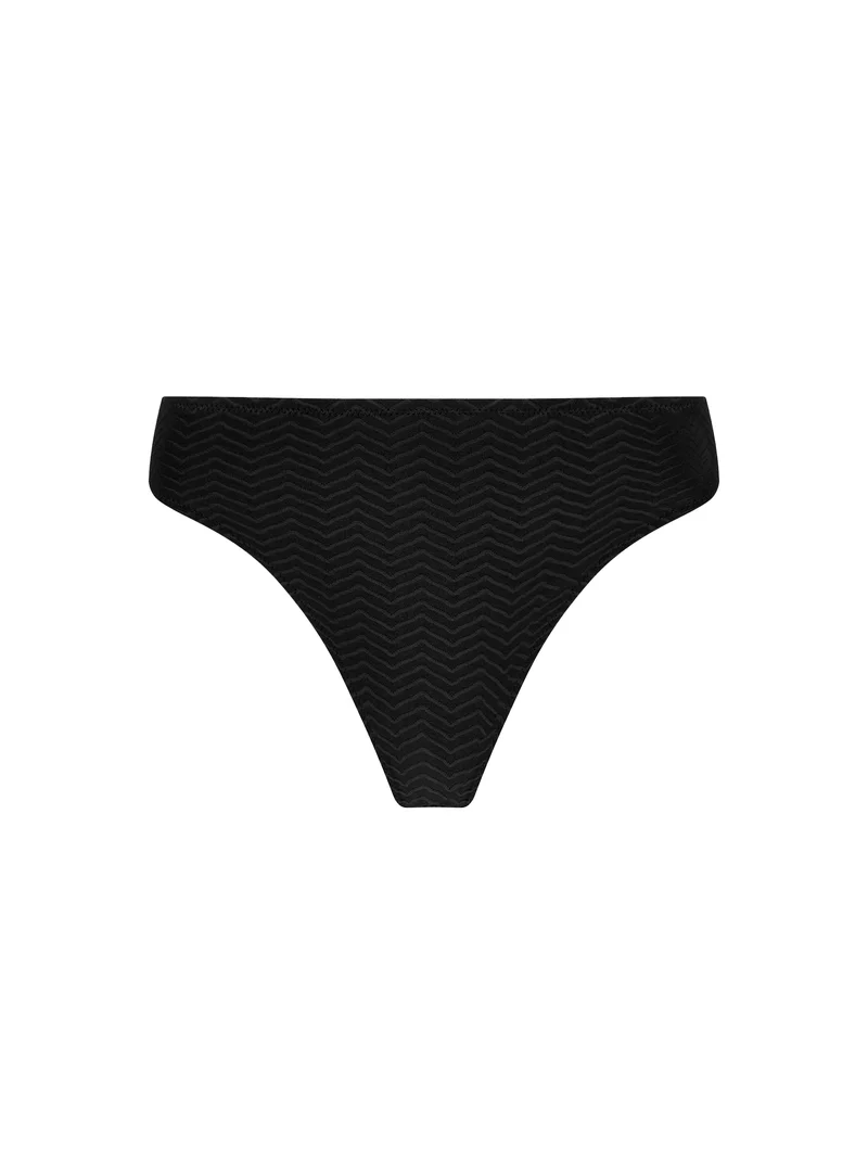 Antigel Swimwear von Lise Charmel - La Zigzag Seduction Bikini Noir