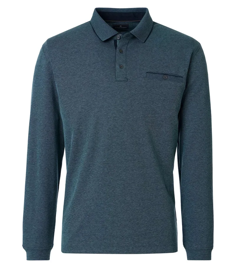 Polo-Shirt Langarm