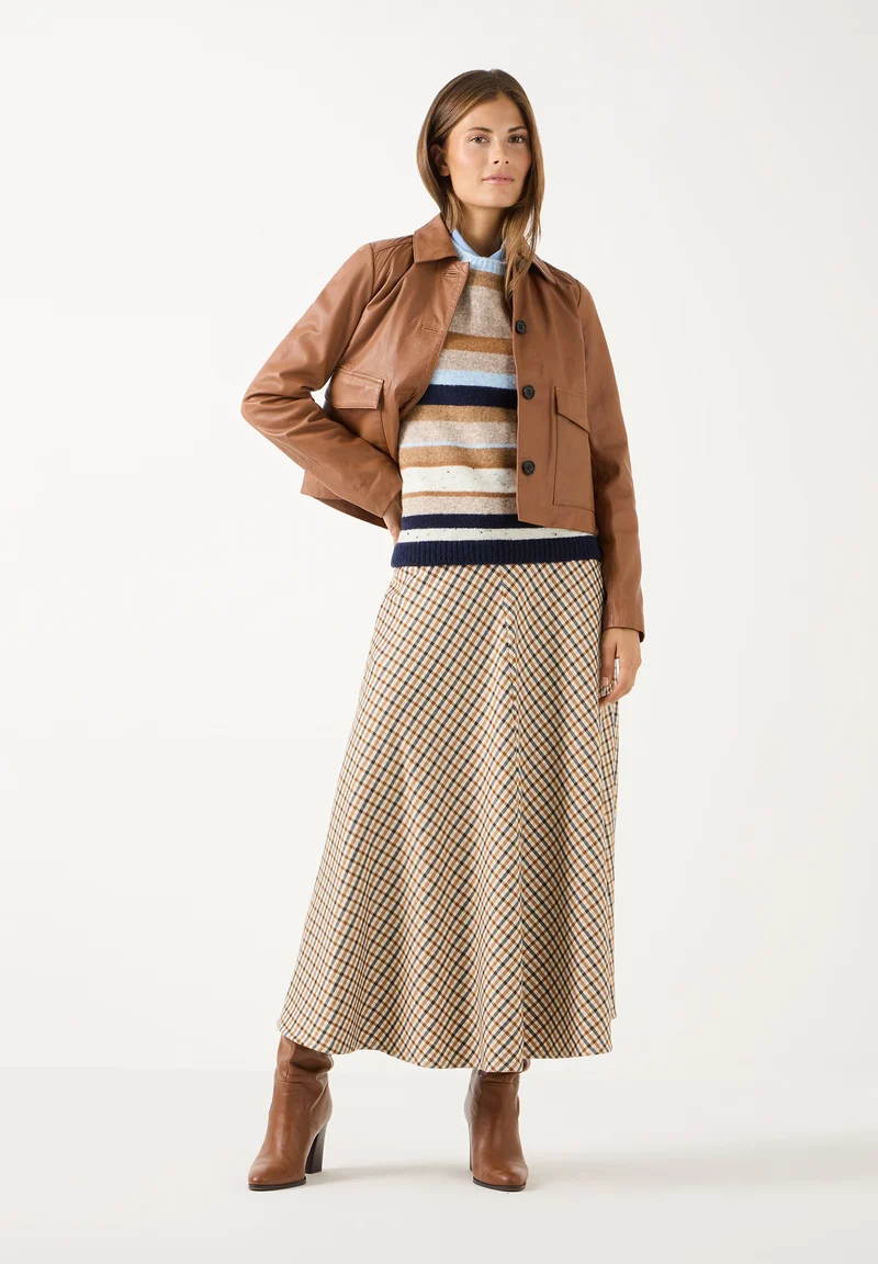 Lederjacke