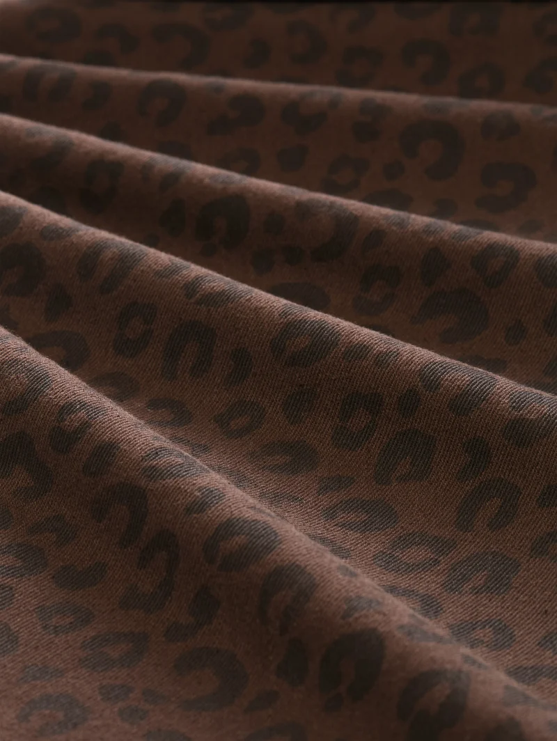 Übergangsjacke mit Leo-Print
