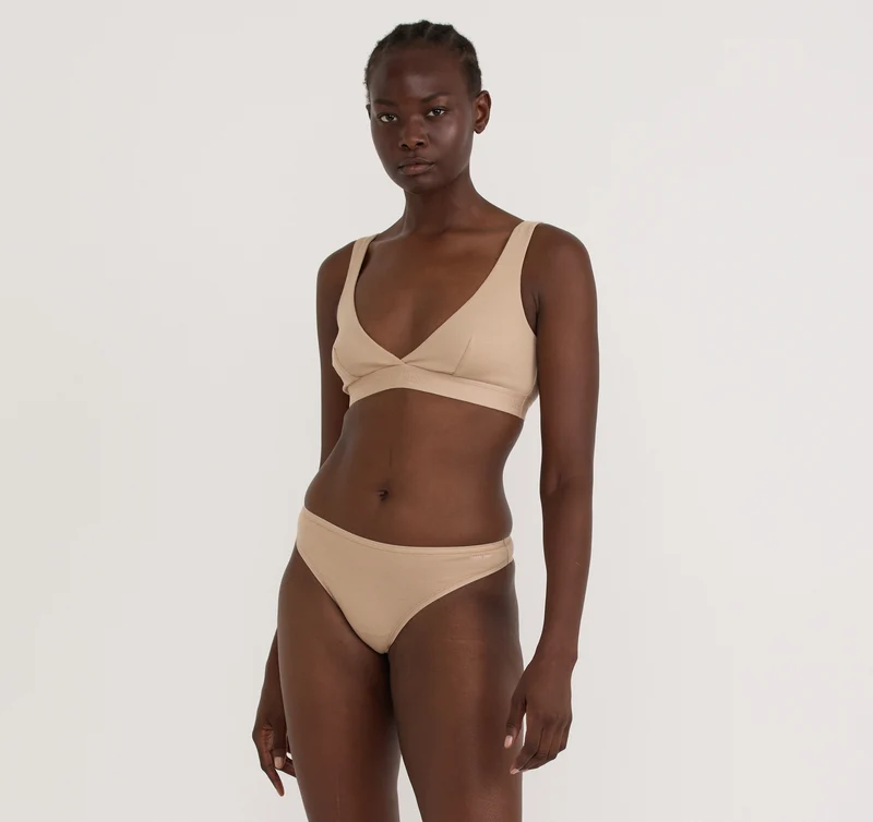 Core Rib Plunge Bralette