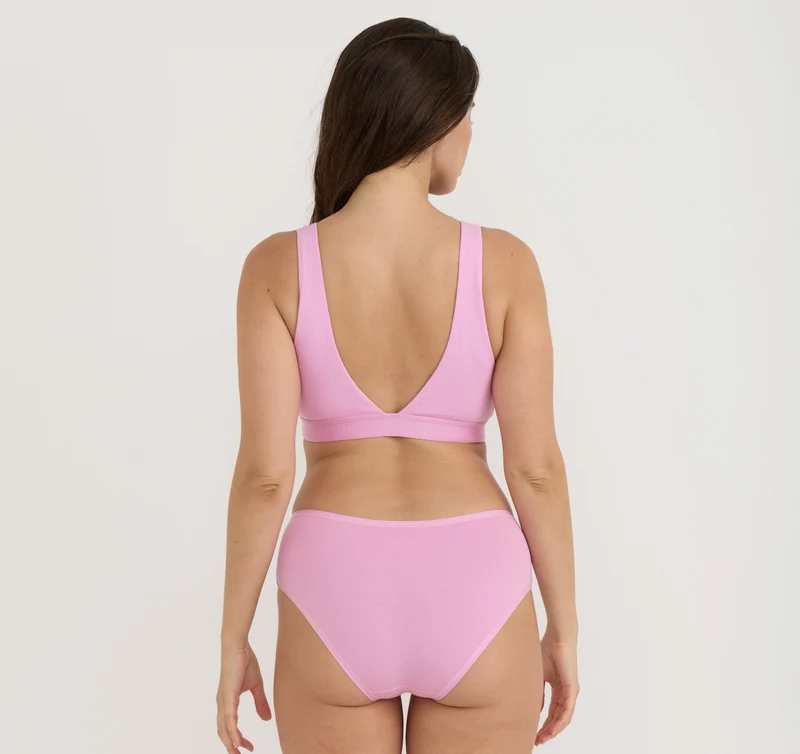 Core Rib Plunge Bralette