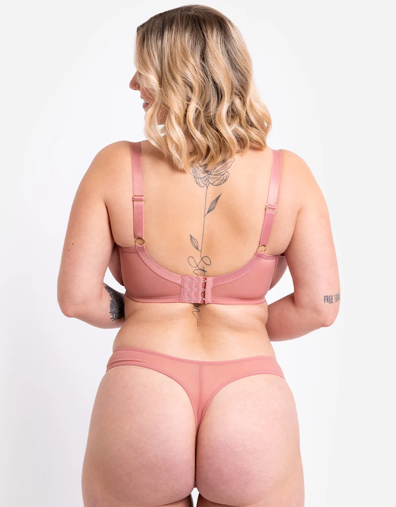 Curvy Kate Lush Thong Rose Shimmer