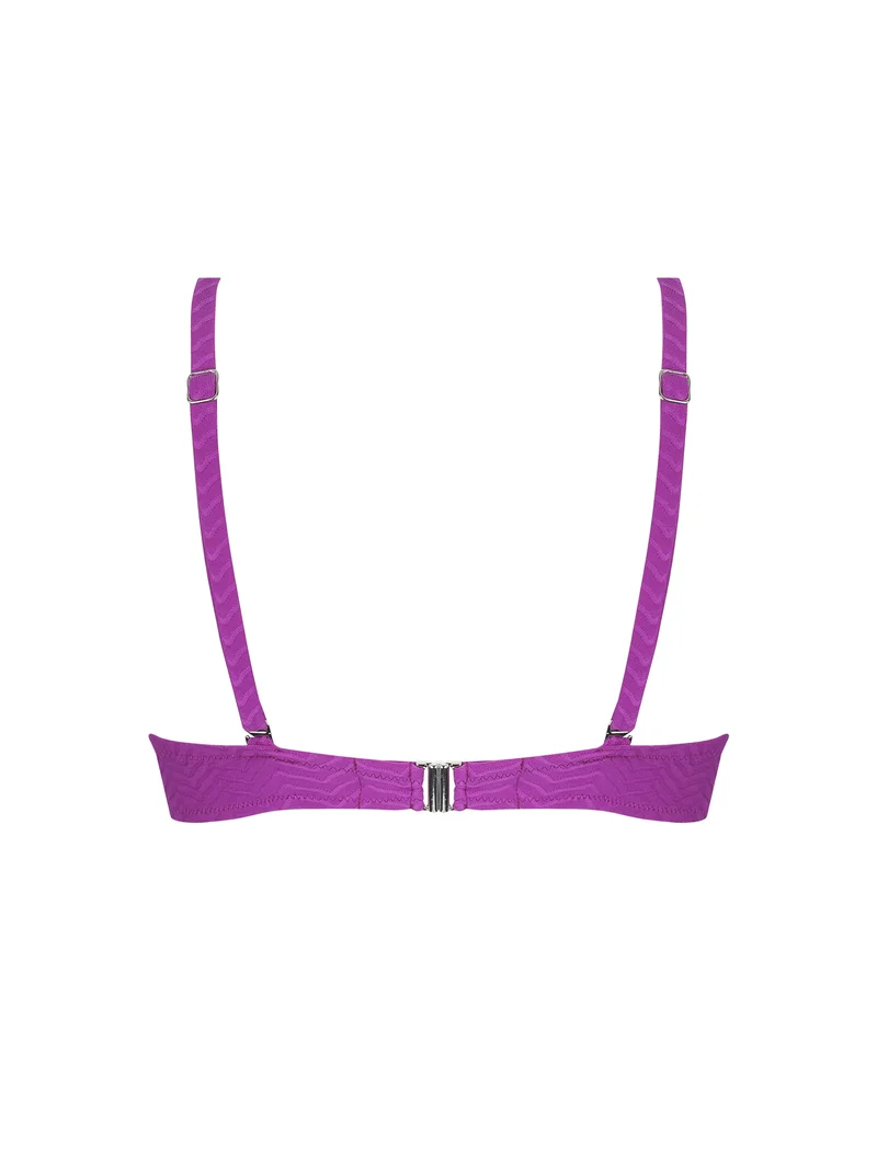 Antigel Swimwear von Lise Charmel - La Zigzag Gepolstertes Bikini-Oberteil Mauve