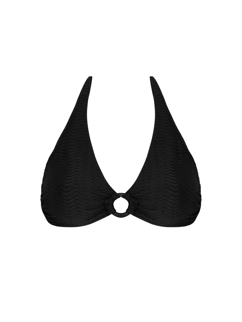 Antigel Swimwear von Lise Charmel - La Zigzag Triangle Bikini Top Noir