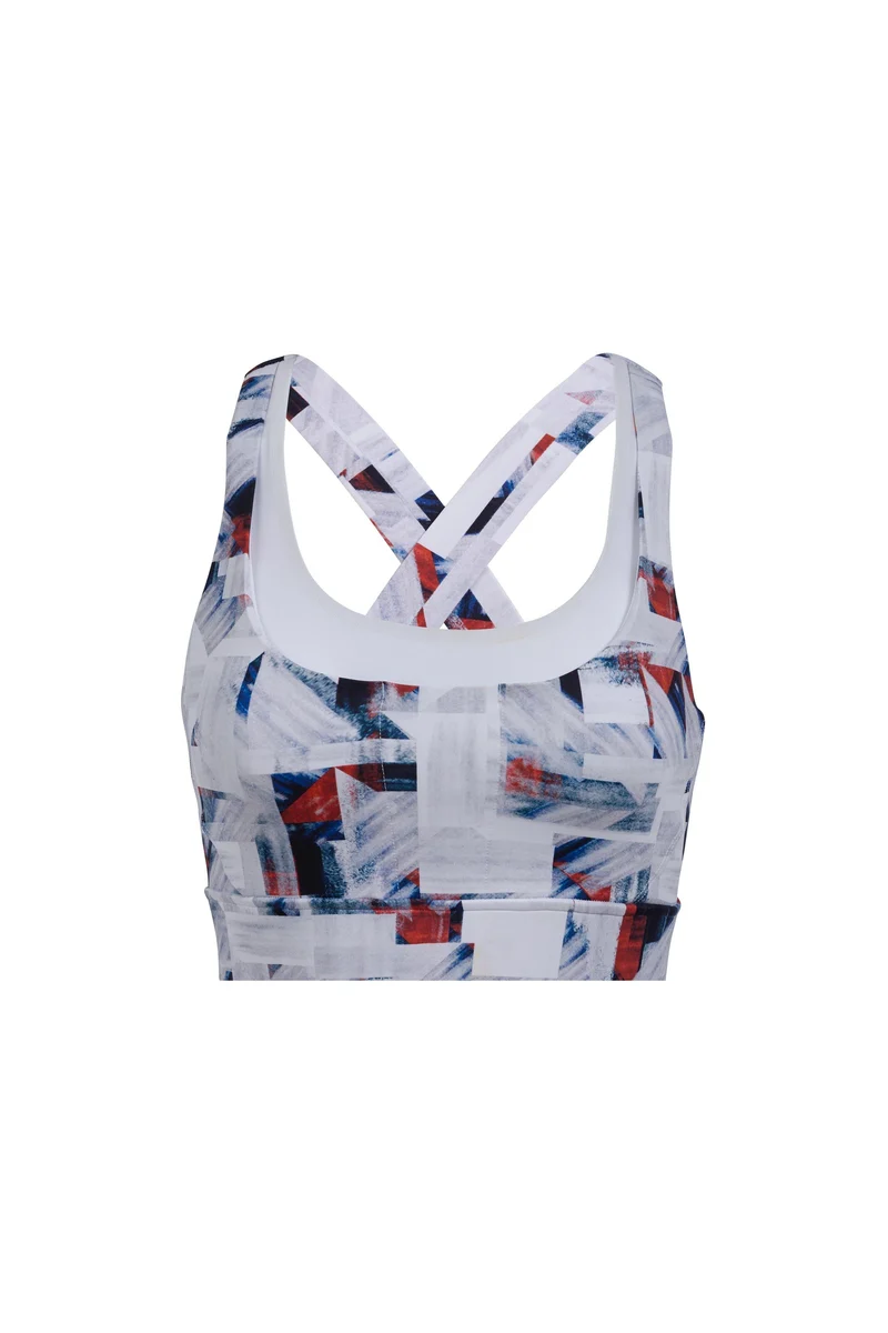 Bolton Geo Print Sports Bra