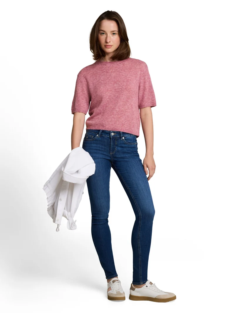 Lightweight Strickpullover mit Alpaka-Anteil